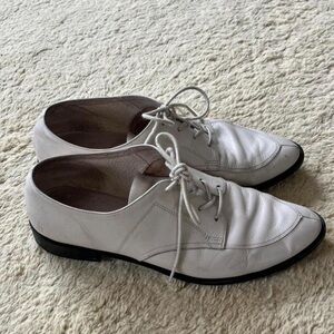 Intentionally Blank Cream White Oxfords